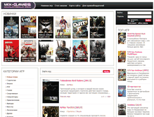 Tablet Screenshot of mix-games.net